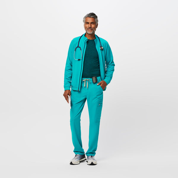 men's Teal Cairo™- Short Cargo Scrub Pants