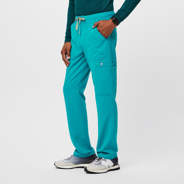 men's Teal Cairo™- Short Cargo Scrub Pants