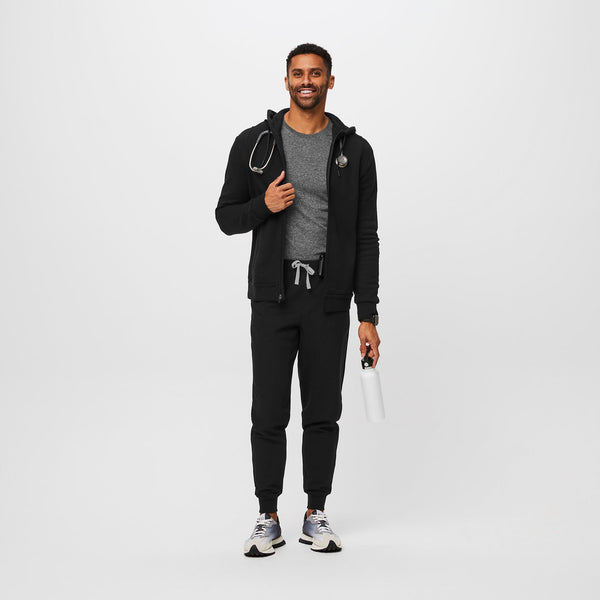 Men's Black Essential Hoodie