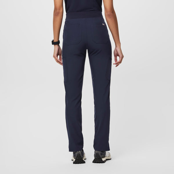 women's Navy FREEx ™ Lined Yola™ High Waisted - Skinny Scrub Pants