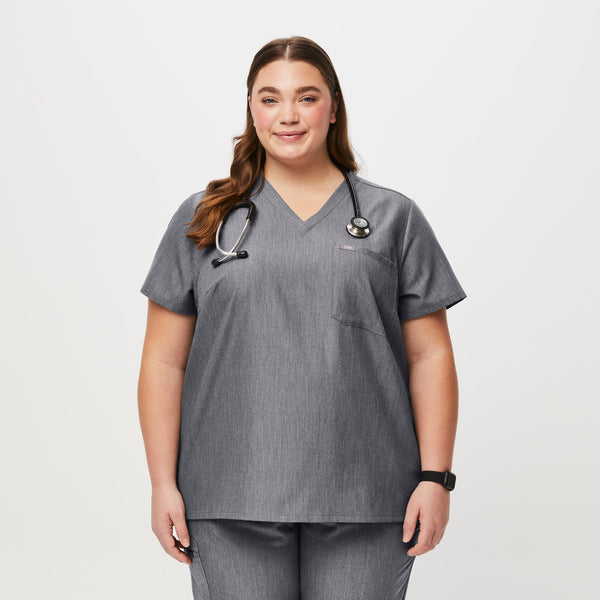 women's Graphite Catarina™- One-Pocket Scrub Top (3XL - 6XL)