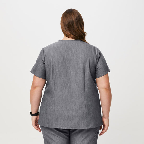 women's Graphite Catarina™- One-Pocket Scrub Top (3XL - 6XL)