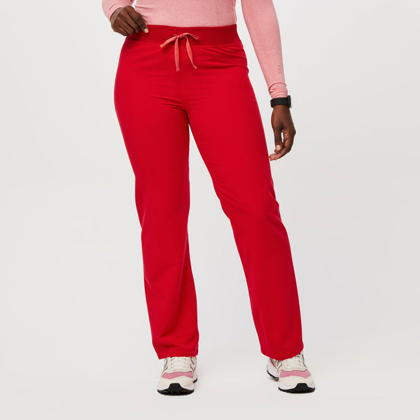 women's Pop Red Livingston™ - Basic Scrub Pants