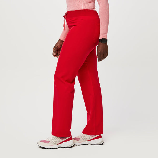 women's Pop Red Livingston™ - Basic Scrub Pants