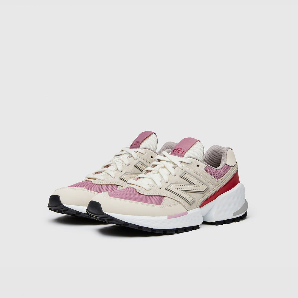 women's Pop Red FIGS | New Balance 574S