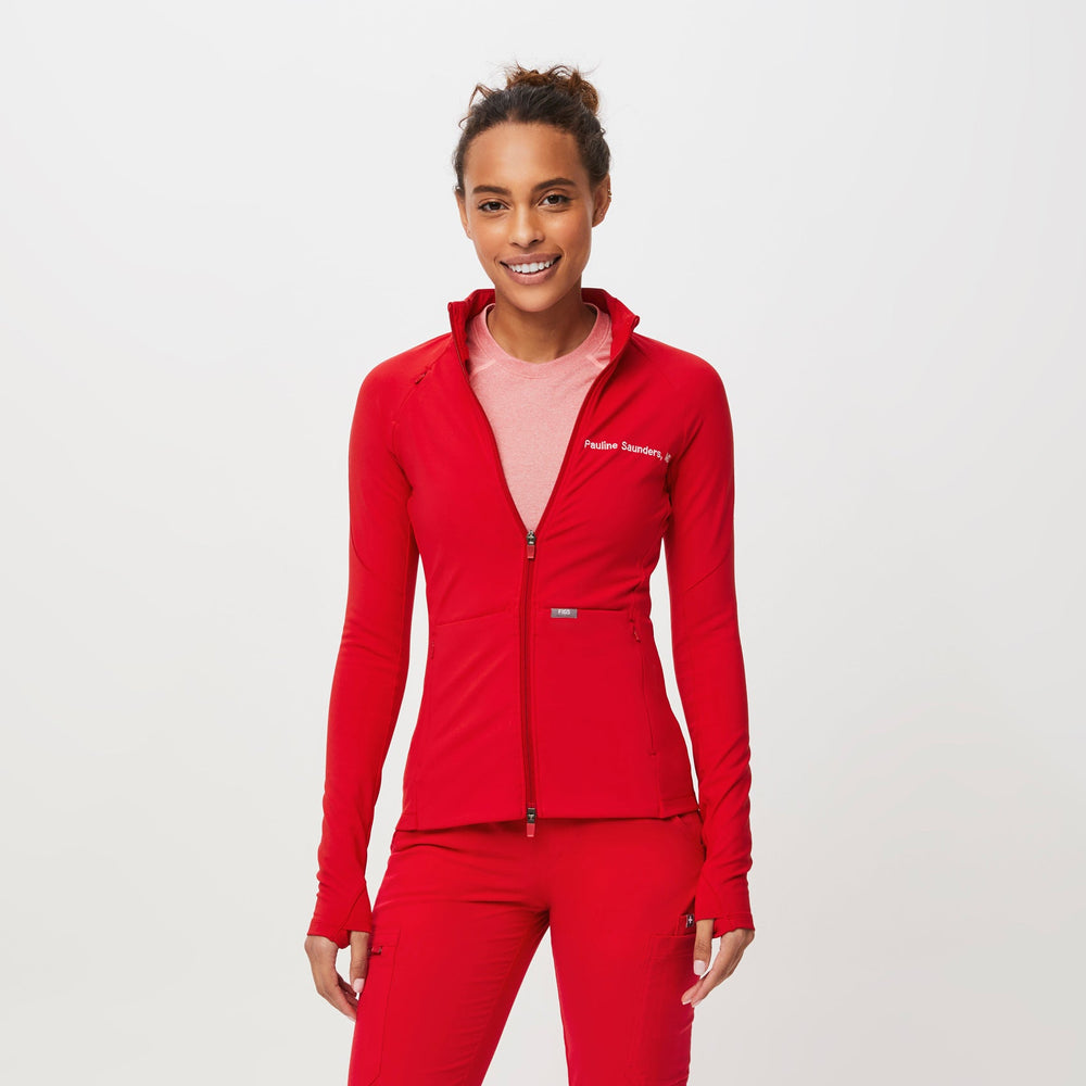 women's Pop Red On-Shift™ ContourKnit™ Jacket