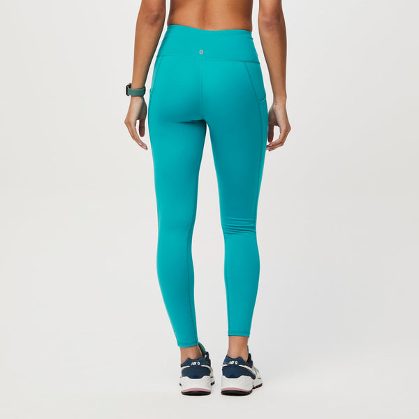 women's Teal Performance Underscrub Legging