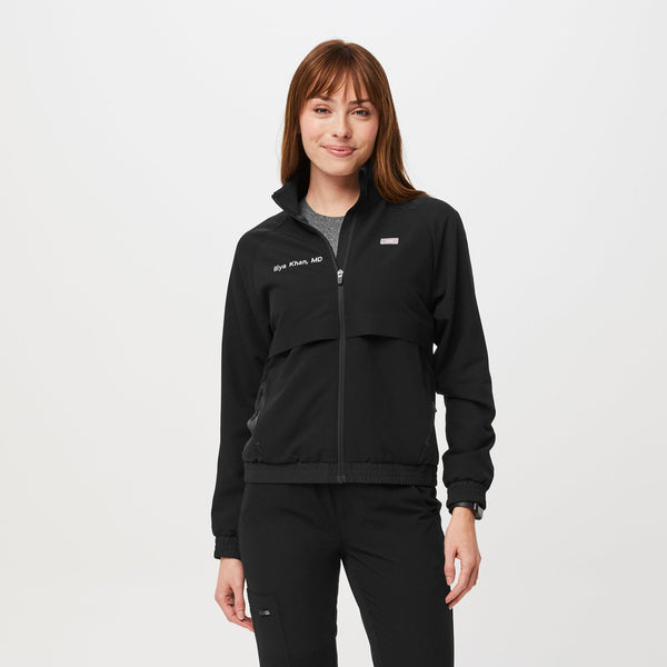 women's Black Sydney - Scrub Jacket