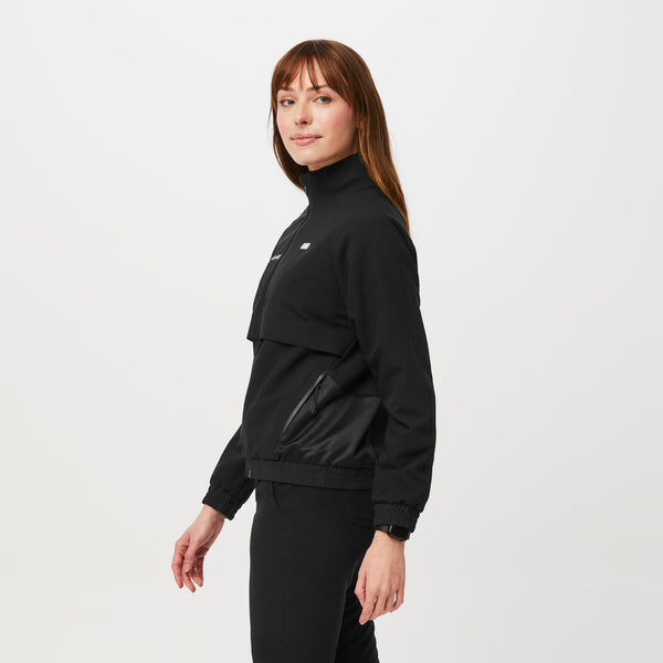 women's Black Sydney - Scrub Jacket