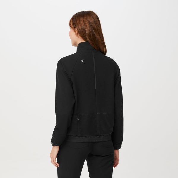 women's Black Sydney - Scrub Jacket