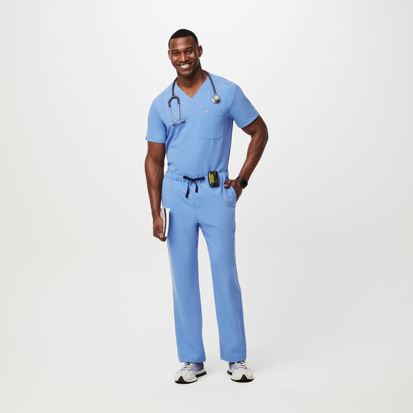 men's Ceil Blue Pisco™ Basic Scrub Pants (3XL - 6XL)