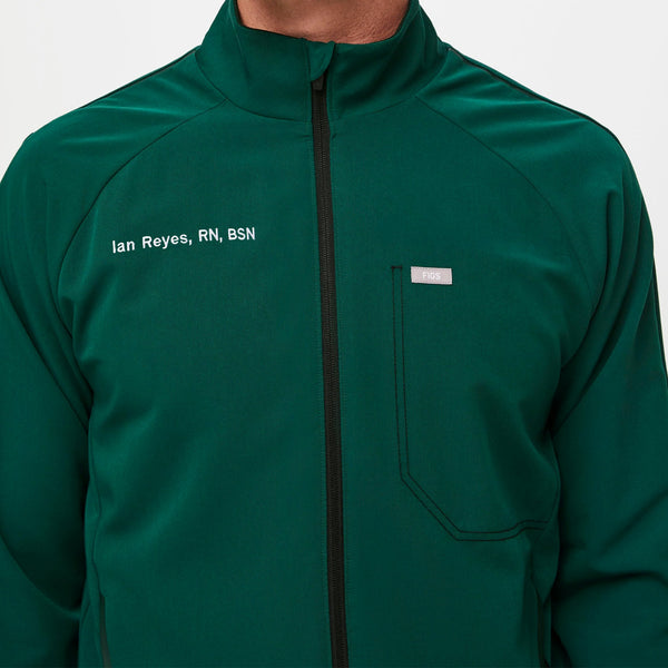 men's Forest Green Cobaki - Scrub Jacket