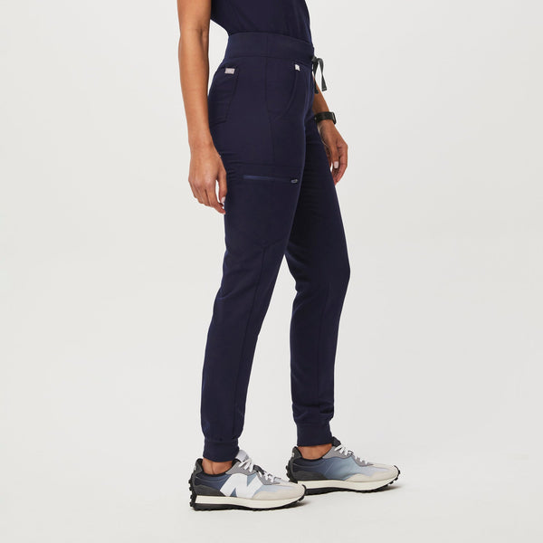 Women's Navy Zamora™ - Petite Jogger Scrub Pants