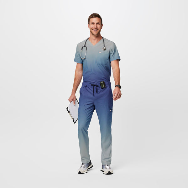 men's Ocean Mist Cairo™ FREEx™ Lined - Short Cargo Scrub Pants