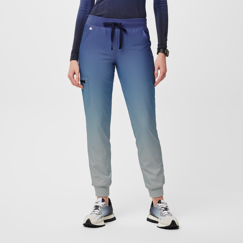 women's Ocean Mist Zamora™ FREEx™ Lined - Petite Jogger Scrub Pants