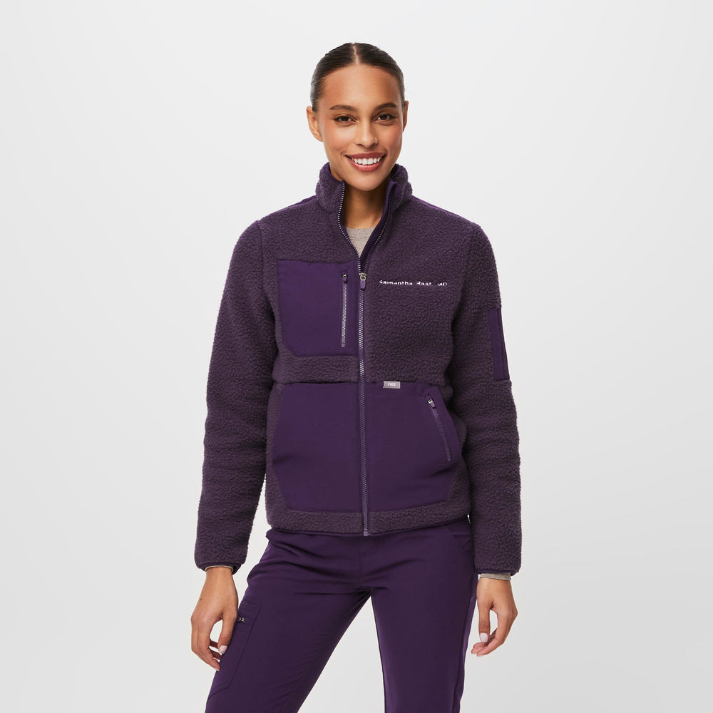 women's Purple Jam On-Shift™  - Sherpa Jacket