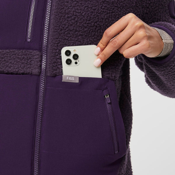 women's Purple Jam On-Shift™  - Sherpa Jacket