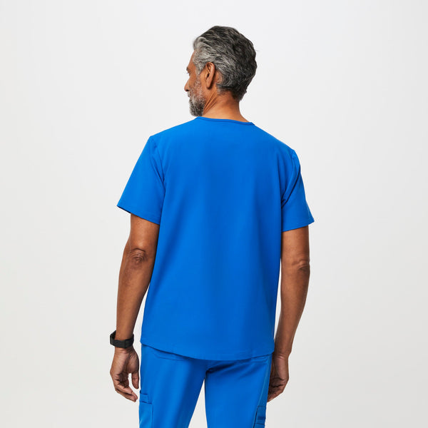 Men's Royal Blue Chisec™ - Three-Pocket Scrub Top