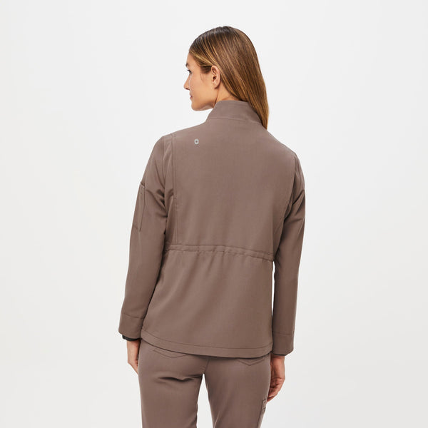 Women's Smokey Taupe Page - Scrub Jacket