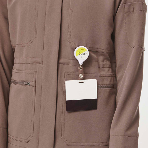 Women's Smokey Taupe Page - Scrub Jacket