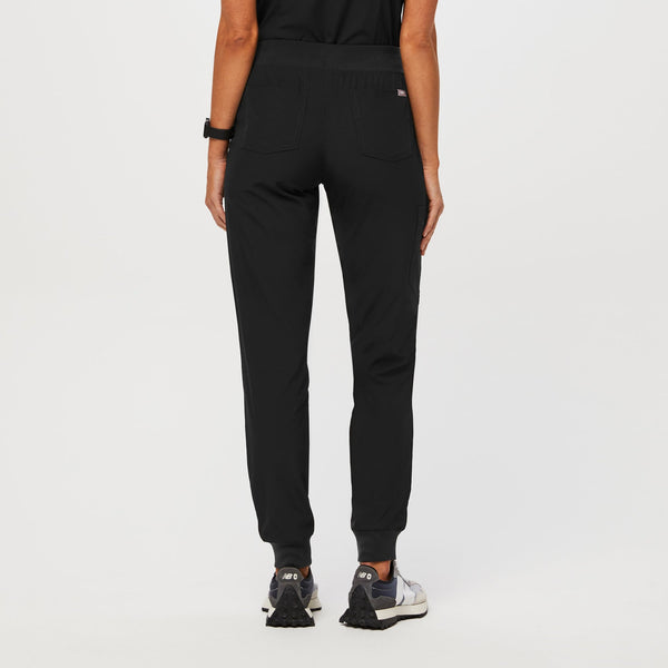 women's Black FREEX™ Lined Zamora™- Jogger Scrub Pants