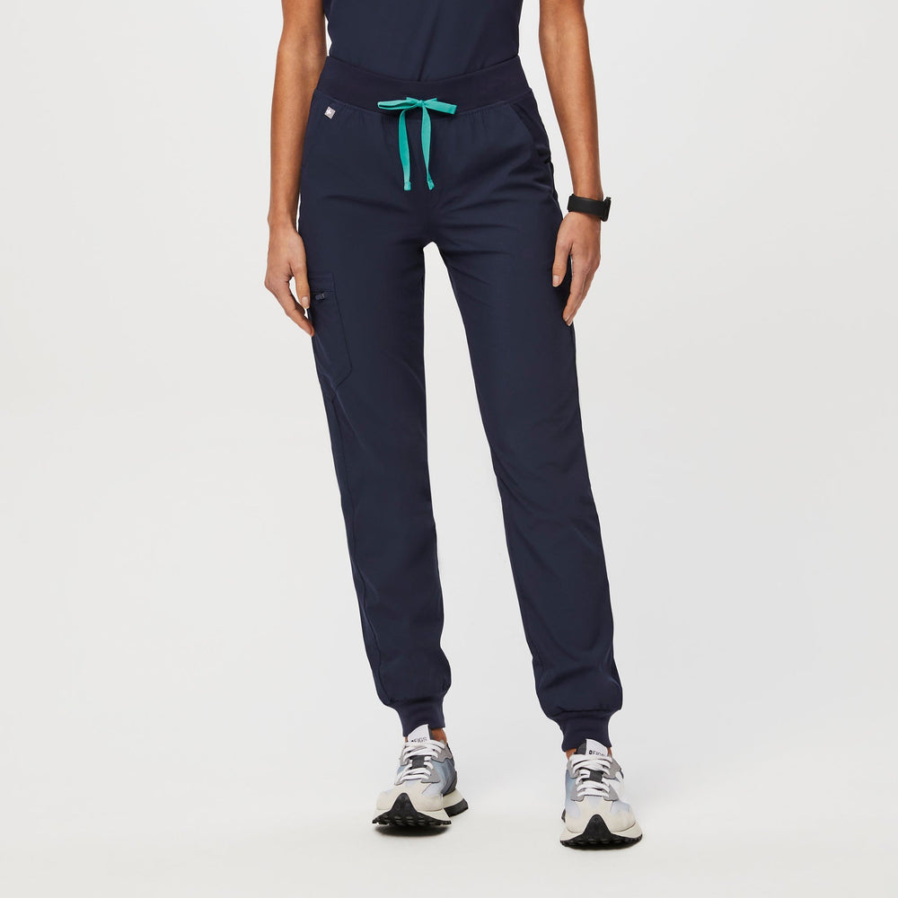 women's Navy FREEX™ Lined Zamora™ - Jogger Scrub Pants