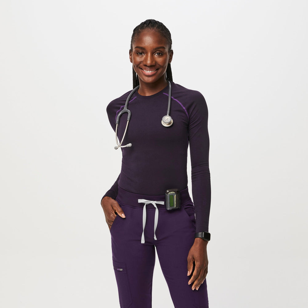 women's Purple Jam Salta Seamless - Longsleeve Underscrub