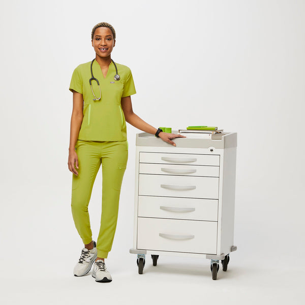 women's Limeade Slim Odesa - Scrub Top