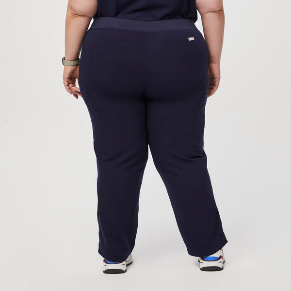 women's Navy Yola™ - Tall Skinny Scrub Pants 2.0 (3XL - 6XL)