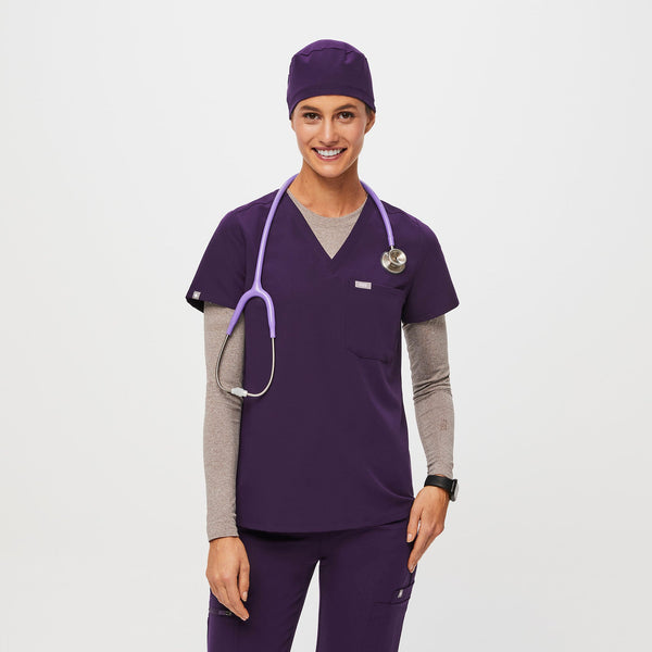 Purple Jam Modern - Classic Scrub Cap Buttonholes 2.0