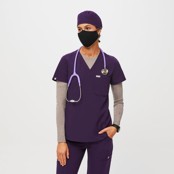 Purple Jam Modern - Classic Scrub Cap Buttonholes 2.0