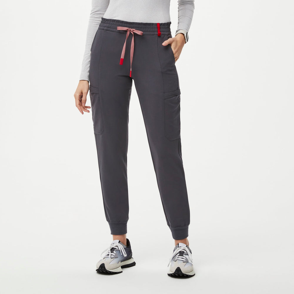 women's Charcoal Lesage -  Jogger Scrub Pants
