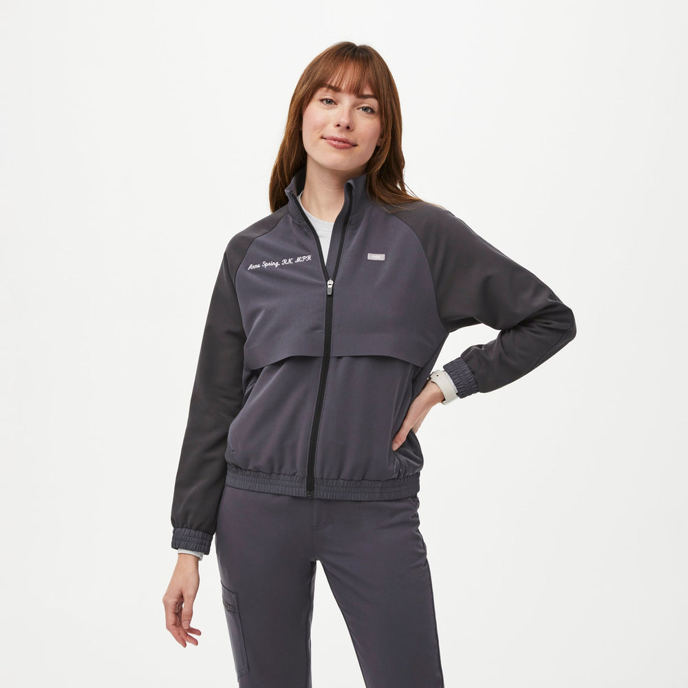 Women's Charcoal Sydney - Performance Scrub Jacket