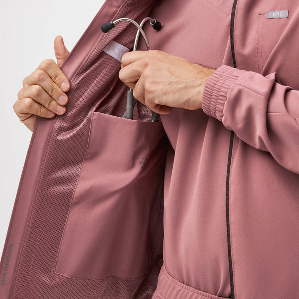 men's Mauve Cobaki - Performance Scrub Jacket