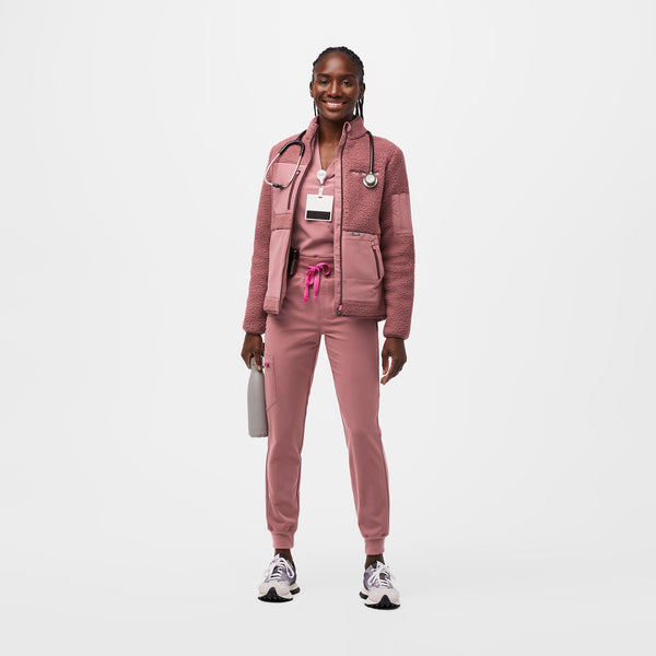 women's Mauve Zamora™ High Waisted - Tall Jogger Scrub Pants