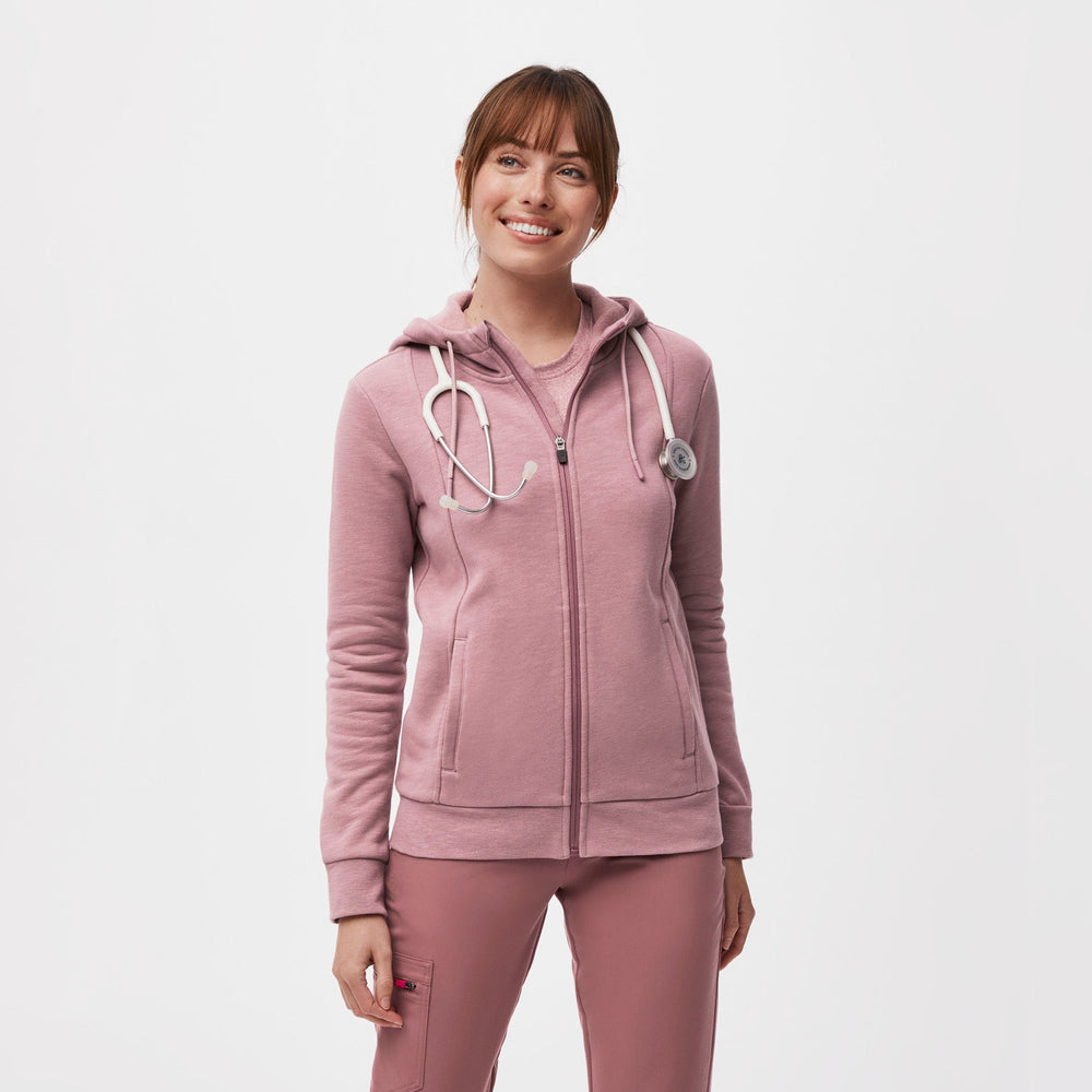 women's Mineral Mauve Essential Hoodie