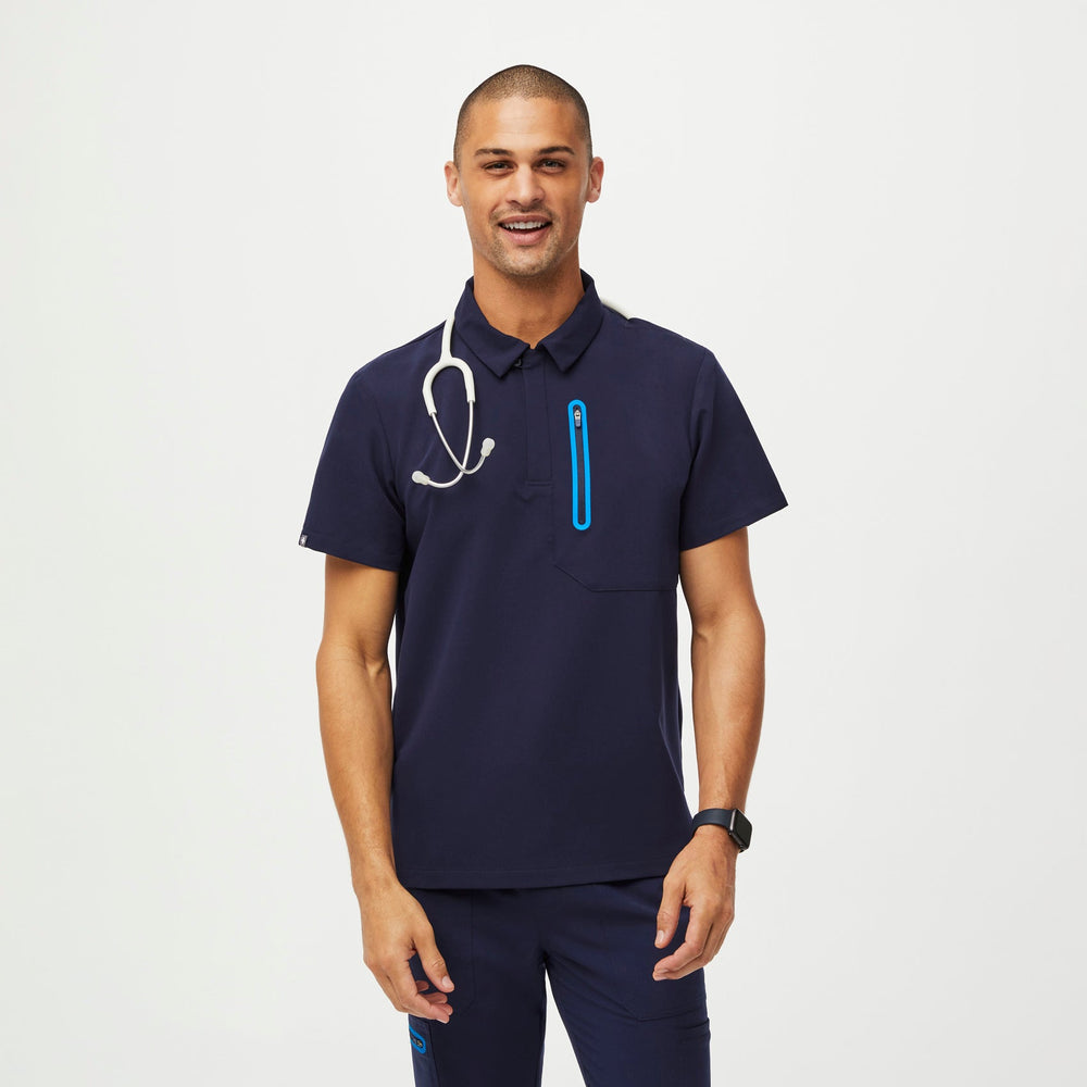 men's Navy Performance Dothan - Classic ScrubPolo™