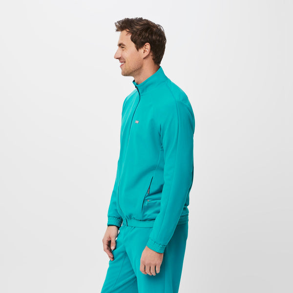 men's Teal Cobaki - Performance Scrub Jacket