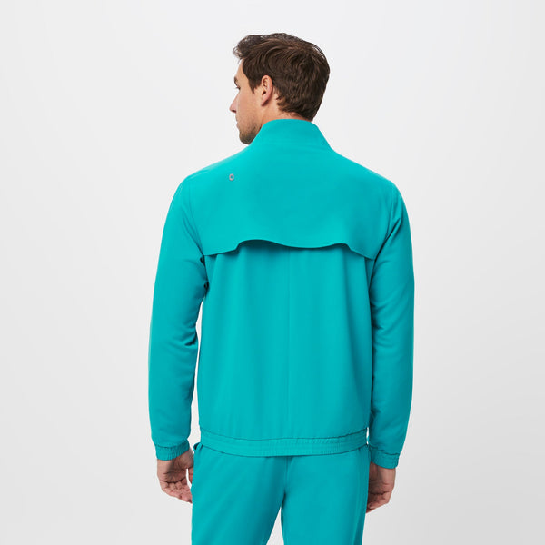 men's Teal Cobaki - Performance Scrub Jacket