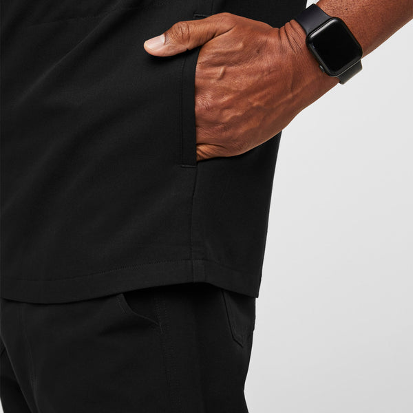 Men's Black Chisec™ - Three-Pocket Scrub Top