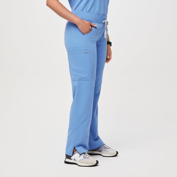 Women's Ceil Blue Kade™ - Petite Cargo Scrub Pants