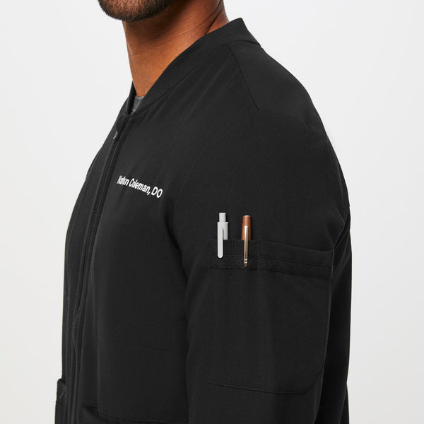 Men's Black Zapote - Scrub Jacket