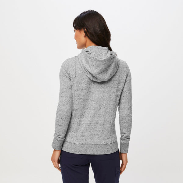 women's Heather Grey On-Shift™ Full Zip - Hoodie