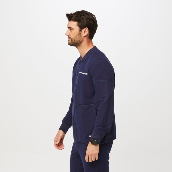 Men's Navy Zapote - Scrub Jacket