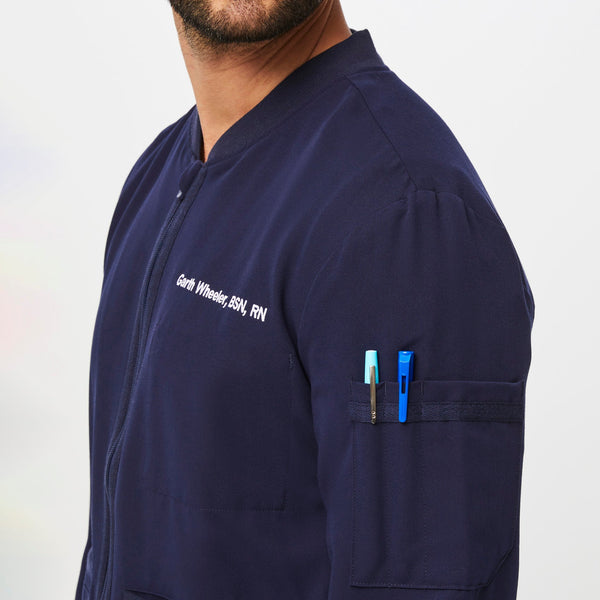 Men's Navy Zapote - Scrub Jacket