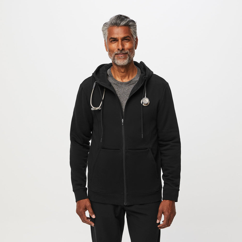 men's Black On-Shift™ Full Zip - Hoodie