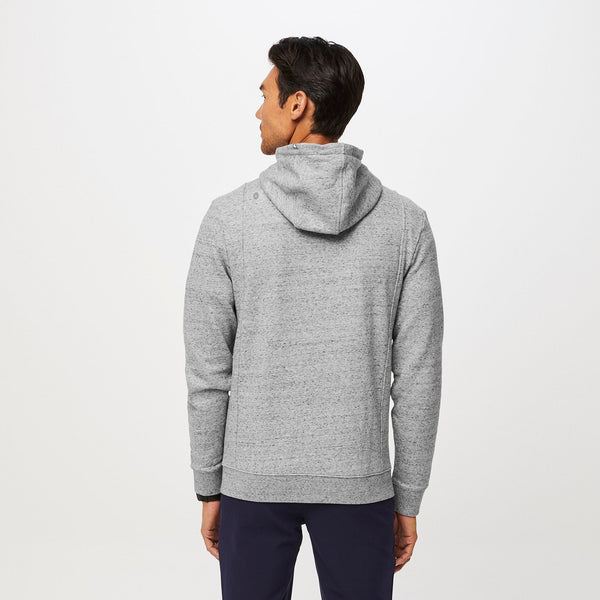 men's Heather Grey On-Shift™ Full Zip - Hoodie