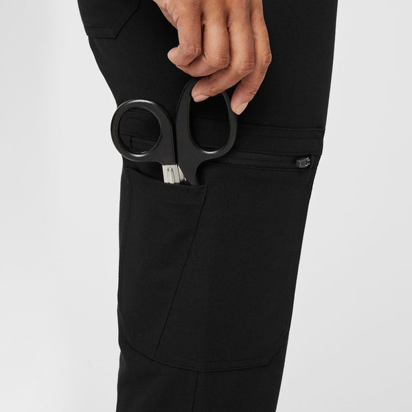 women's Black Yola™ - Petite Skinny Scrub Pants 2.0