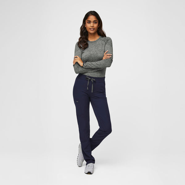 women's Navy Yola™ - Skinny Scrub Pants 2.0