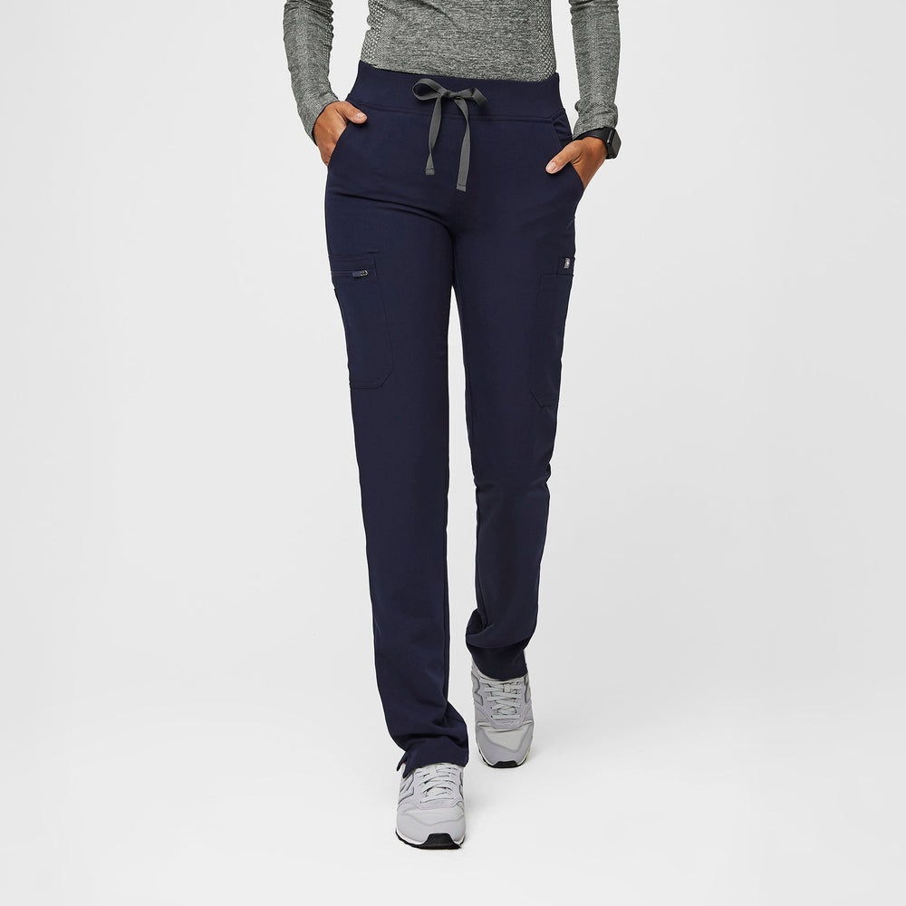 women's Navy Yola™ - Tall Skinny Scrub Pants 2.0